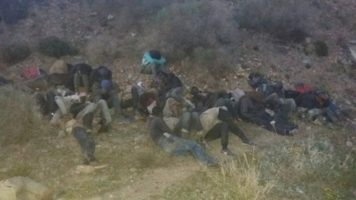 احباط عملية حريك 40 شخصا من دول جنوب الصحراء باعزانن احباط عملية حريك 40 شخصا من دول جنوب الصحراء باعزانن