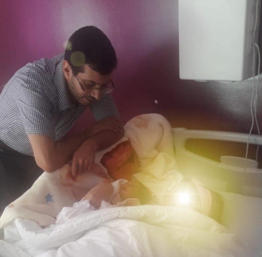 تهنئة بمناسبة إزديان فراش عائلة منعم اشعياب بمولودة جديدة