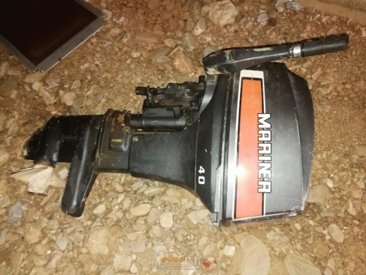 بالصور.. العثور على معدات للهجرة السرية  بدوار الساحل بجماعة دار الكبداني