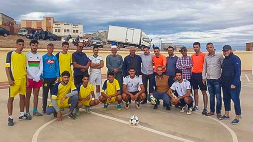 إنطلاق أول دوري لكرة القدم المصغرة بجماعة بوعرك