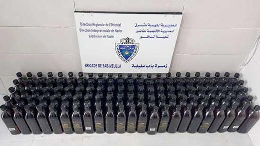 جمارك باب مليلية تحبط عملية تهريب كمية مهمة من الويسكي