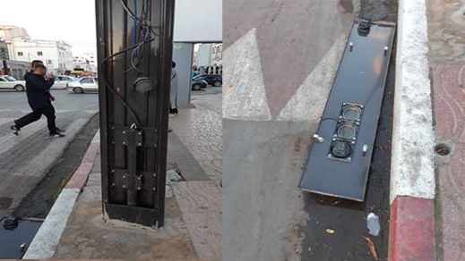 بالصور.. متشردون يخربون إشارة مرور جديدة وسط الناظور بالصور.. متشردون يخربون إشارة مرور جديدة وسط الناظور