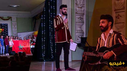 الطالب الناظوري بوزكو يقدم عرضا متميزا حول الصناعة التقليدية بالمغرب في روسيا الطالب الناظوري بوزكو يقدم عرضا متميزا حول الصناعة التقليدية بالمغرب في روسيا