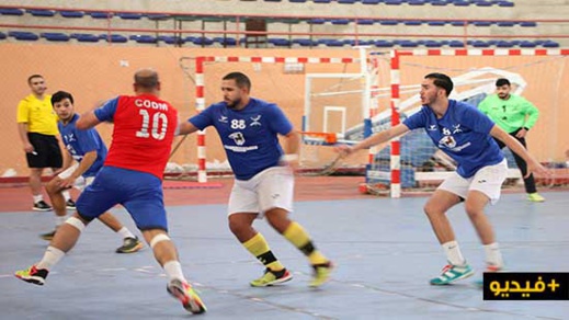  الهلال الناظوري لكرة اليد يحقق فوزا مستحقا على ضيفه النادي المكناسي