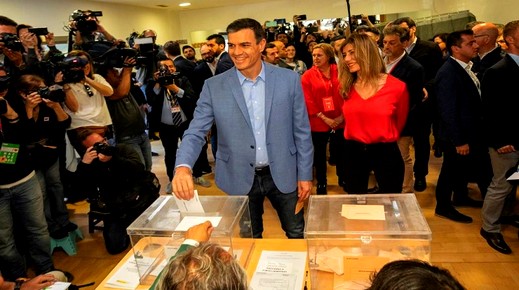 النتائج الأولية للانتخابات الاسبانية.. فوز الاشتراكيين بأزيد من 100 مقعد واليمين المتطرف يضمن الصعود النتائج الأولية للانتخابات الاسبانية.. فوز الاشتراكيين بأزيد من 100 مقعد واليمين المتطرف يضمن الصعود