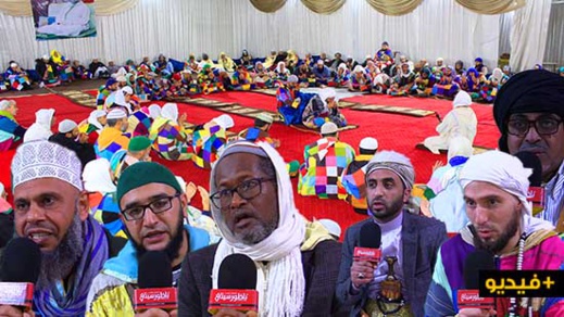شاهدوا بالفيديو.. أجواء  "الحضرة" في الزاوية  الكركرية بالعروي إحتفالا بذكرى المولد النبوي 