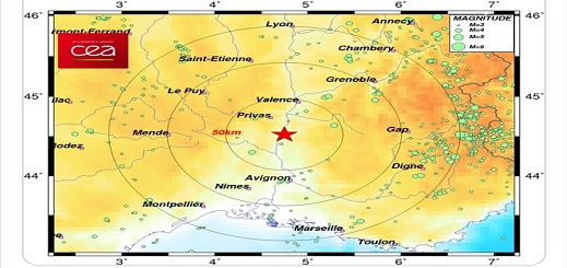 هزة أرضية شديدة تضرب جنوب غرب فرنسا وتخلف جرحى