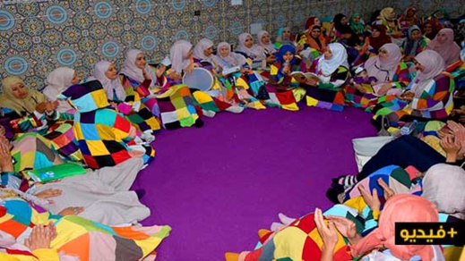 لأول مرة.. شاهدوا أجواء احتفال نساء الزاوية الكركرية بالعروي بعيد المولد النبوي الشريف