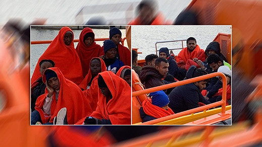 السلطات الاسبانية تتمكن من انقاذ مهاجرات عالقات بالقرب من سواحل الناظور
