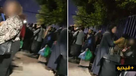 شاهدوا إزدحام خانق وفوضى عارمة أثناء خروج ممتهني التهريب المعيشي من معبر مليلية المحتلة