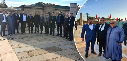 وفد عن حزب العهد الديمقراطي يزور ضريح محمد الخامس بالرباط وفد عن حزب العهد الديمقراطي يزور ضريح محمد الخامس بالرباط