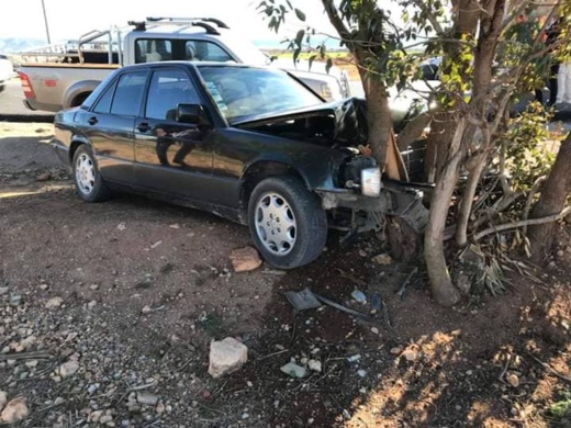 اصابة أربعة أشخاص بجروح خطيرة اثر حادثة سير ببني وكيل 