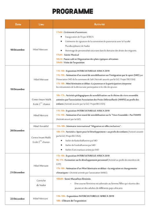 الناظور تحتضن الدورة الثالثة للأيام الثقافية تحت شعار الهجرة والمدن المستدامة الناظور تحتضن الدورة الثالثة للأيام الثقافية تحت شعار الهجرة والمدن المستدامة