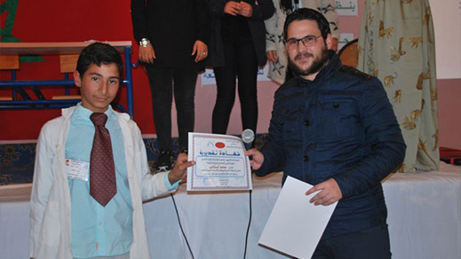 نادي الإعلام والتواصل بثانوية الفرابي الإعدادية بدار الكبداني ينظم أمسية تحسيسية حول الهدر المدرسي نادي الإعلام والتواصل بثانوية الفرابي الإعدادية بدار الكبداني ينظم أمسية تحسيسية حول الهدر المدرسي