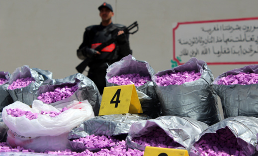 توقيف شخص في حالة تلبس بحيازة 9716 قرص طبي مخدر