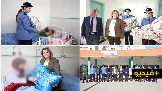 الجمارك توزع مساعدات إنسانية وهدايا على نزيلات "جناح الولادة" بالمستشفى الحسني بالناظور