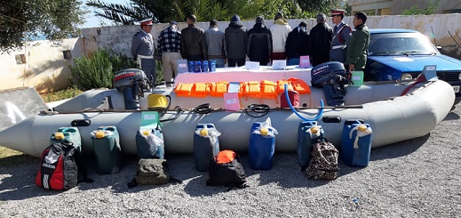 توقيف شخص مبحوث عنه و18 مغربيا كانوا يستعدون للهجرة سرا إلى الخارج توقيف شخص مبحوث عنه و18 مغربيا كانوا يستعدون للهجرة سرا إلى الخارج