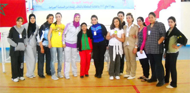 الجمعية الوطنية المرأة والنشاط البدني فرع زايو تنظم تدريبا جهويا في رياضة الإيروبيك بالناظور الجمعية الوطنية المرأة والنشاط البدني فرع زايو تنظم تدريبا جهويا في رياضة الإيروبيك بالناظور