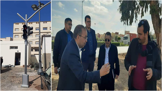 لجنة مختلطة تطلع على تقدم أشغال مشاريع التهيئة بجماعة العروي 