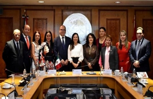 بنشماش وسلامة يلتقيان رئيسة مجلس الشيوخ المكسيكي ويتباحثان سبل تعزيز علاقات التعاون بنشماش وسلامة يلتقيان رئيسة مجلس الشيوخ المكسيكي ويتباحثان سبل تعزيز علاقات التعاون