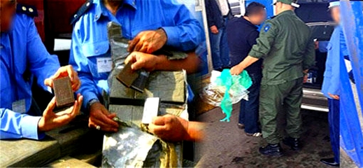 اعتقال 3 مغاربة على متن 3 سيارات محملة بكميات من المخدرات بالميناء المتوسطي