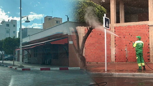 شاهدوا.. جولة بالناظور وسط الإجراءات الإحترازية من أجل التصدي لوباء كورونا 
