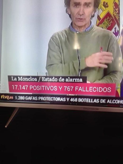 اسبانيا تسجل 767 وفاة بفيروس كورونا والحصلية الإجمالية وصلت الى 17147 حالة  اسبانيا تسجل 767 وفاة بفيروس كورونا والحصلية الإجمالية وصلت الى 17147 حالة