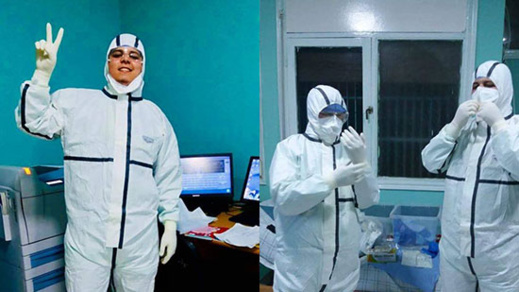 الممرض امين ديو يحكي كيف يتم الدخول للحجر الصحي لتقديم الدواء للمصاب بفروس كورونا بالناظور ويوجه هذه الرسالة الممرض امين ديو يحكي كيف يتم الدخول للحجر الصحي لتقديم الدواء للمصاب بفروس كورونا بالناظور ويوجه هذه الرسالة