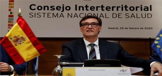 وزير الصحة الإسباني: دخلنا فعليا مرحلة تباطؤ انتشار عدوى كورونا