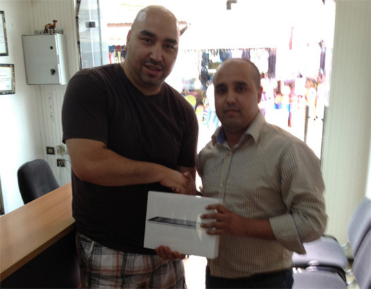 وكالة بويلغمان تفوز بجهاز آي باد بعد بيعها أكبر عدد تذاكر شركة إم إل تورز وكالة بويلغمان تفوز بجهاز آي باد بعد بيعها أكبر عدد تذاكر شركة إم إل تورز