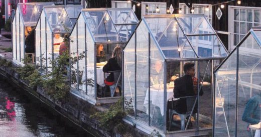 شاهدوا.. كورونا يغير عالم المطاعم! والبداية من هولندا شاهدوا.. كورونا يغير عالم المطاعم! والبداية من هولندا