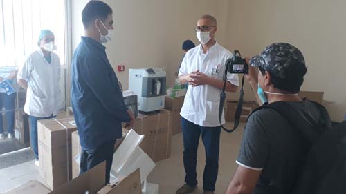 مجلس اقليم الدريوش يسلم الدفعة الثانية من المعدات الطبية في اطار مكافحة فيروس كورونا مجلس اقليم الدريوش يسلم الدفعة الثانية من المعدات الطبية في اطار مكافحة فيروس كورونا