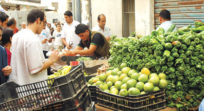 ارتفاع صاروخي لبعض أسعار الخضر والفواكه بوجدة ارتفاع صاروخي لبعض أسعار الخضر والفواكه بوجدة