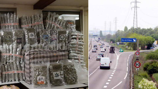 فرنسا.. توقيف شاحنة على متنها نصف طن من المخدرات مدسوسة وسط البطيخ والبذنجان فرنسا.. توقيف شاحنة على متنها نصف طن من المخدرات مدسوسة وسط البطيخ والبذنجان