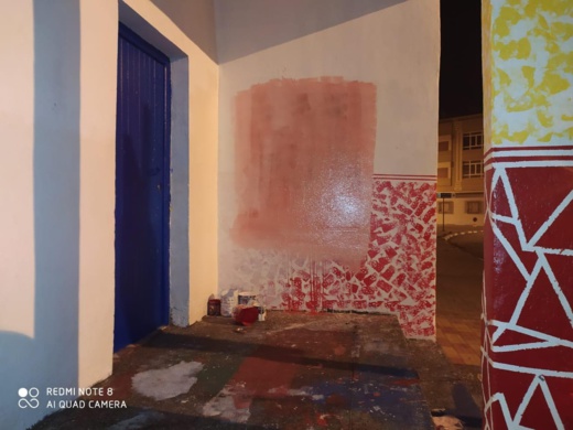 متطوعون بأزغنغان يستنكرون إقدام جهات "مجهولة" على طمس راية الهوية الأمازيغية متطوعون بأزغنغان يستنكرون إقدام جهات "مجهولة" على طمس راية الهوية الأمازيغية