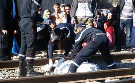 قطار الناظور يقتل شخصا بجماعة سلوان قطار الناظور يقتل شخصا بجماعة سلوان