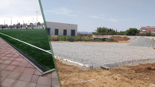 بوعرك.. انطلاق أشغال إحداث ملعب للقرب بالعشب الإصطناعي بوعرك.. انطلاق أشغال إحداث ملعب للقرب بالعشب الإصطناعي