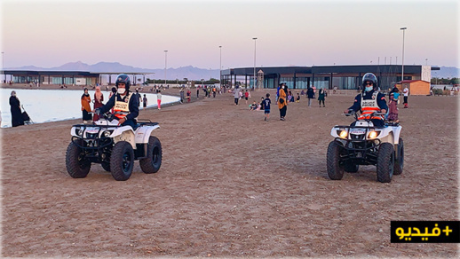 كورنيش الناظور.. إقبال واسع من طرف الساكنة وتدابير أمنية لمراقبة ارتداء الكمامات كورنيش الناظور.. إقبال واسع من طرف الساكنة وتدابير أمنية لمراقبة ارتداء الكمامات