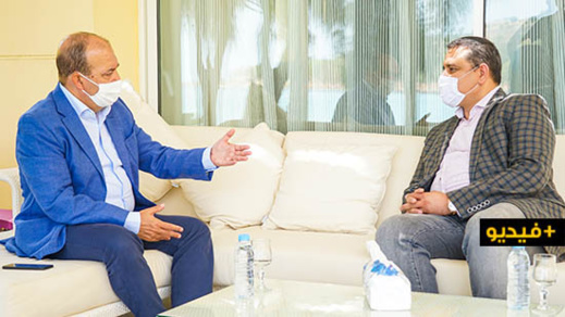 زرو ومجعيط يتباحثان سبل استقطاب رجال المال والأعمال للاستثمار في موقع بحيرة مارتشيكا زرو ومجعيط يتباحثان سبل استقطاب رجال المال والأعمال للاستثمار في موقع بحيرة مارتشيكا