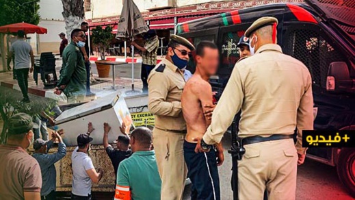 شاهدوا.. حملة واسعة بالناظور لردع غير الملتزمين بتدابير الوقاية الصحية