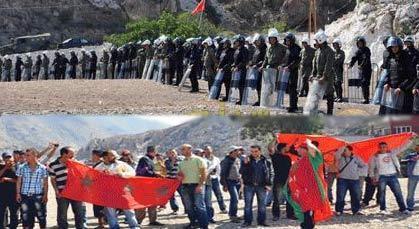 عَسْكَرَة إسبانية و"حَذَر" أمني مغربي يُلْغِيَان مسيرة الاحتجاج نحو جزيرة بَادِيسْ عَسْكَرَة إسبانية و"حَذَر" أمني مغربي يُلْغِيَان مسيرة الاحتجاج نحو جزيرة بَادِيسْ