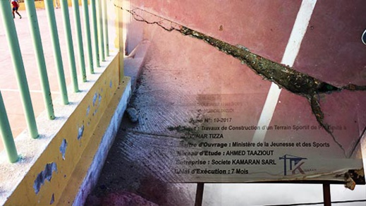 مستشار جماعي ببودينار يطالب عامل الإقليم بفتح تحقيق حول "خروقات" بملعب للقرب مستشار جماعي ببودينار يطالب عامل الإقليم بفتح تحقيق حول "خروقات" بملعب للقرب