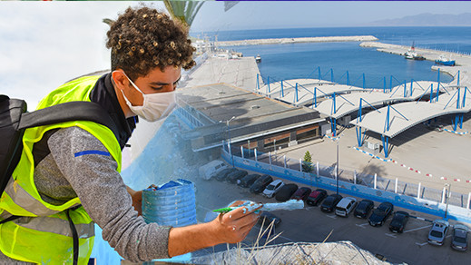 فييا فاميلي بالحسيمة ترسم ثاني أكبر جدارية بالمغرب فييا فاميلي بالحسيمة ترسم ثاني أكبر جدارية بالمغرب