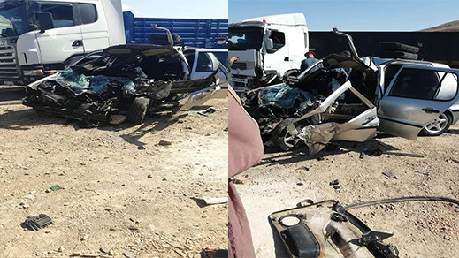اصابة دركي بجروح خطيرة إثر حادثة سير بالقرب من ميضار اصابة دركي بجروح خطيرة إثر حادثة سير بالقرب من ميضار