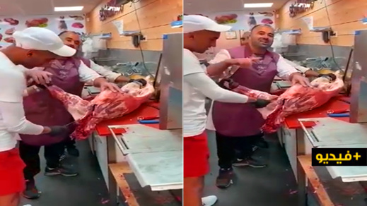 بعيدا عن الملاعب.. حكيم زياش يقطع أضحية العيد بمحل جزارة في هولندا بعيدا عن الملاعب.. حكيم زياش يقطع أضحية العيد بمحل جزارة في هولندا