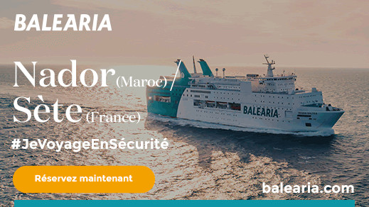 لأول مرة شركة بلاريا تطلق خطا بين ميناء بني أنصار وسيت الفرنسي لأول مرة شركة بلاريا تطلق خطا بين ميناء بني أنصار وسيت الفرنسي