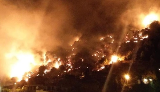 شاهدوا.. حريق جديد يندلع في لبنان يعرض منازل مواطنين لخسائر جسيمة