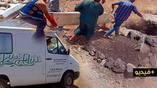 شاهدوا.. تشييع جنازة السيدة التي توفيت بفيروس كورونا بالناظور