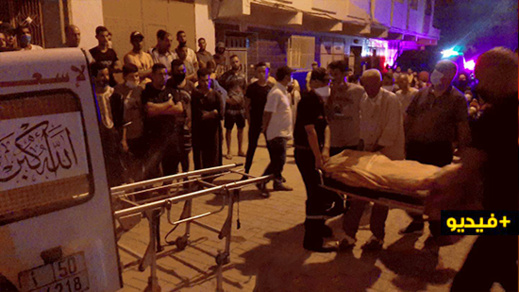 شاهدوا.. أجواء محزنة لحظة نقل جثمان الممرض المنتحر بالناظور
