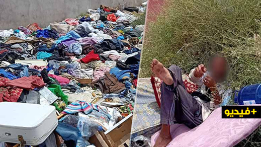 مشردون يحولون من مكان يتخذونه مأوى لهم وسط حي لعراصي إلى مرتع للنفايات وتعاطي المخدرات مشردون يحولون من مكان يتخذونه مأوى لهم وسط حي لعراصي إلى مرتع للنفايات وتعاطي المخدرات